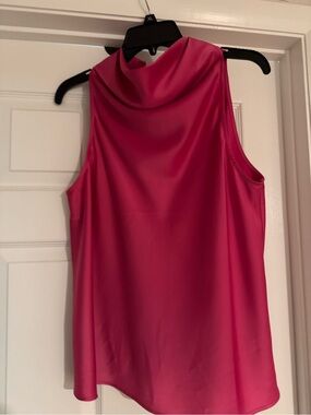 Sanctuary Draped Cowl Neck Camisole - Hot Pink